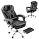 image 1 of Rattantree Executive High Back Office Chair Ergonomic PU Leather Recliner