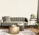 image 3 of Vymura M95689 Gianni Plain Wallpaper, Stone