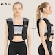 image 7 of SPORTNOW 8kg Weighted Vest with Adjustable Straps and Reflective Strips | Black