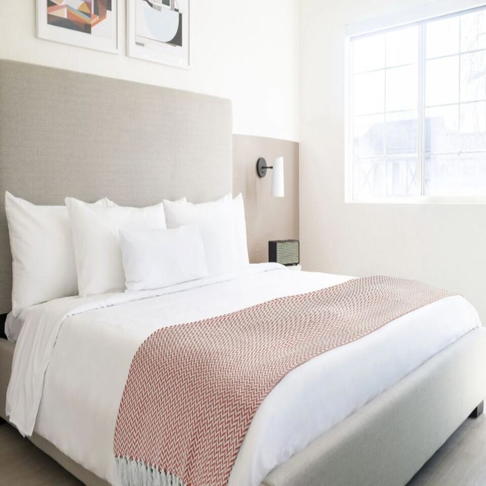 image 1 of Chevron Collection Recycled Cotton Throw in Orange (70" x 100") | Orange | Orange