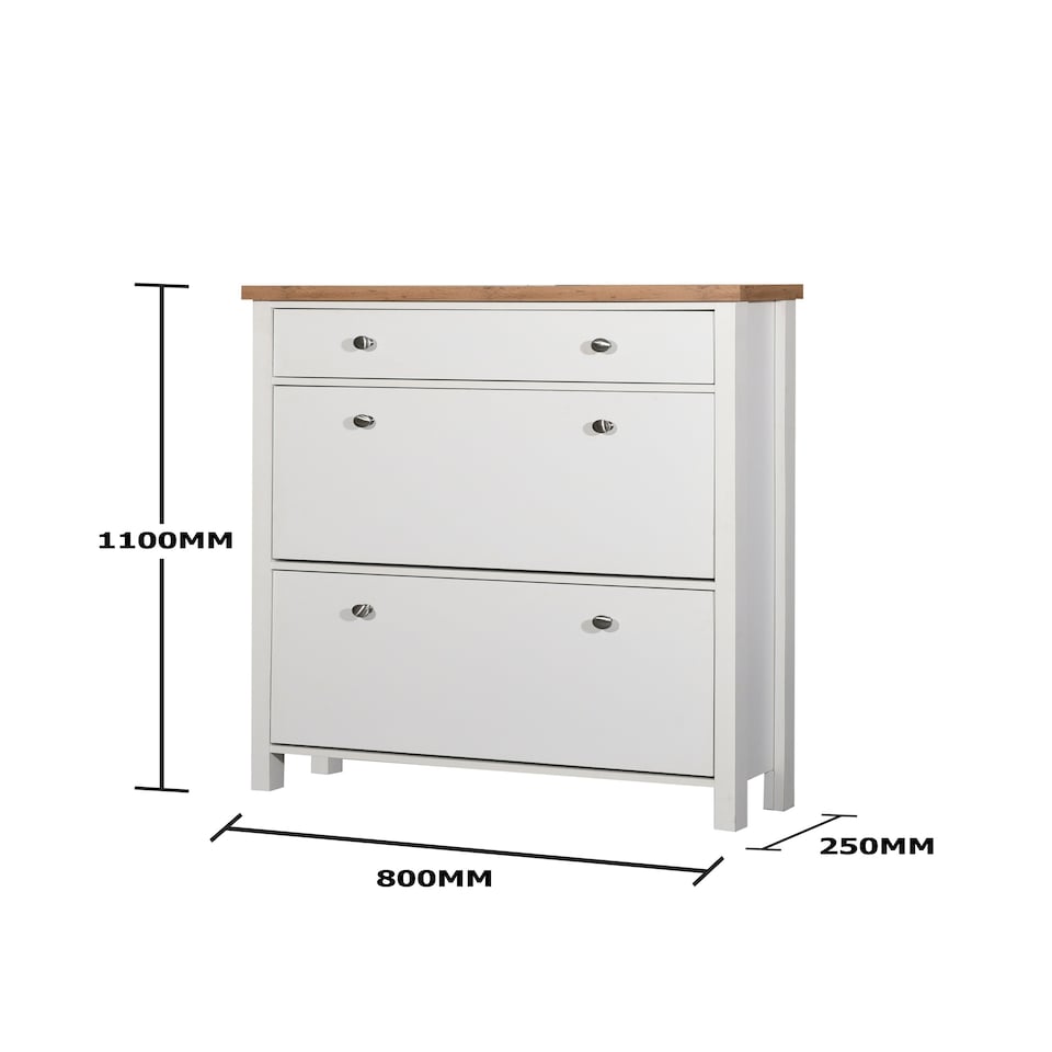 image 1 of Astbury 3 Tier Shoe Cabinet