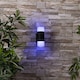 image 2 of BHS Romero Outdoor Wall Light, Black