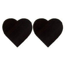 The Just Slate Company Set of 2 Heart Slate Placemats