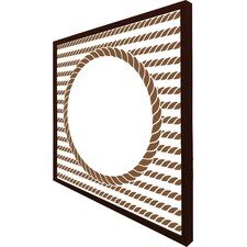 Rope border (Picture Frame) Brown | XL