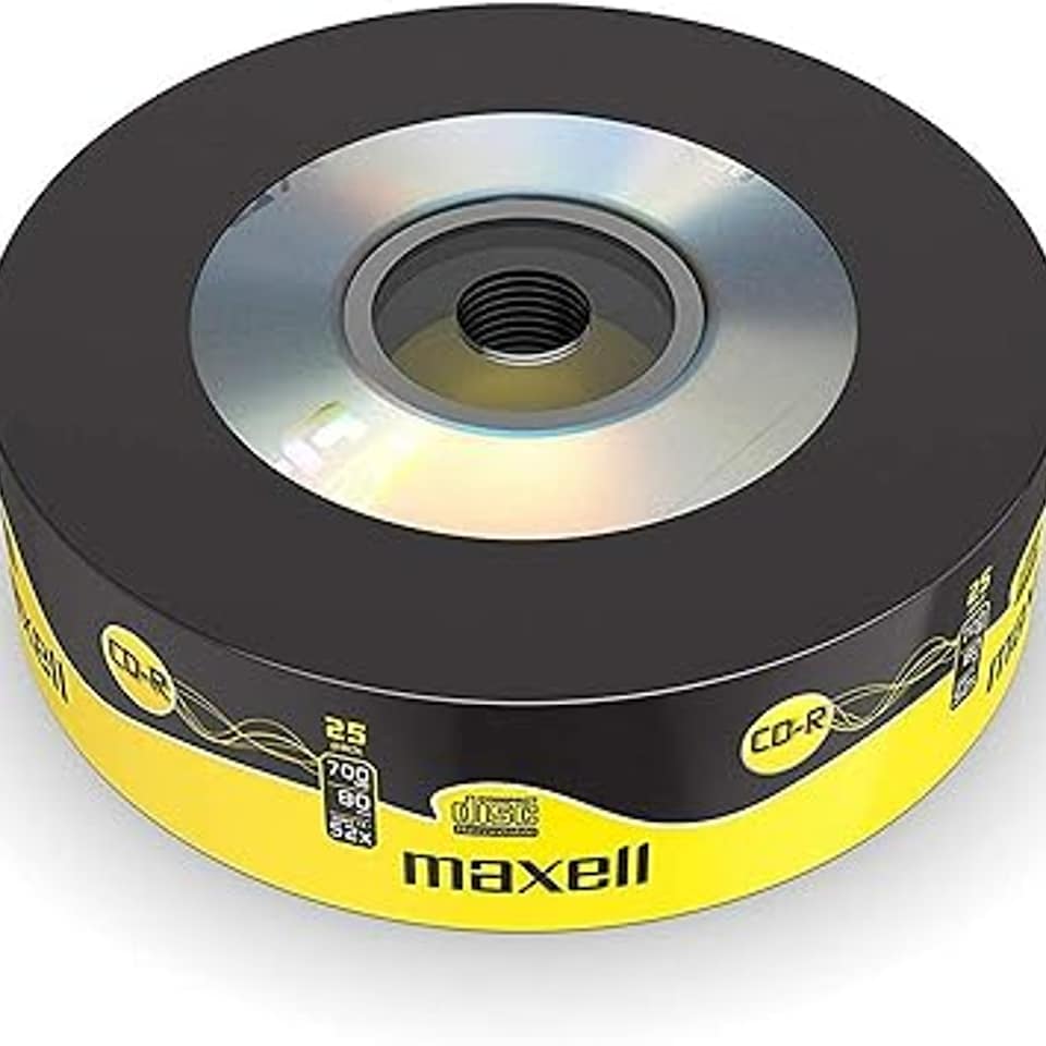 image 1 of Maxell CD-R80 XL 700MB Cd Blank Disc  in Silver