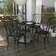 image 2 of Outsunny 5 PCs Coffee Table Chairs Outdoor Garden Furniture Set