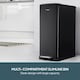 image 2 of Cooks Professional Slimline Dual Recycle Pedal Bin 50L - 2 Compartments & Soft Close Lid | Black