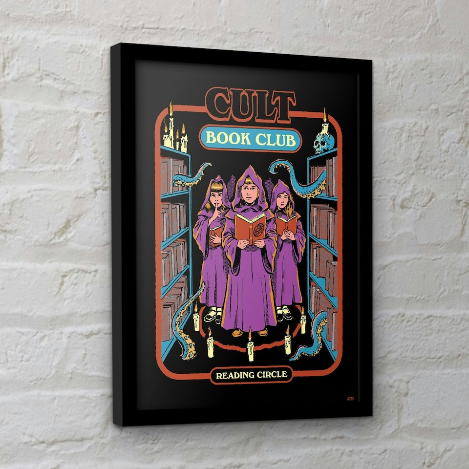 image 1 of Steven Rhodes (Cult Book Club) Framed 30x40cm Print