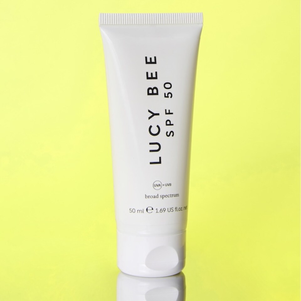 image 1 of Lucy Bee SPF50 Face Sunscreen, Hydrating Daily UVA/UVB & Blue Light Protection with Niacinamide 50ml
