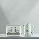 image 2 of Daewoo Denver Retro Matching Kettle and Toaster Set 1.5 Litre Rapid Boil 4 Slice Cream | Buttermilk | 4-slice
