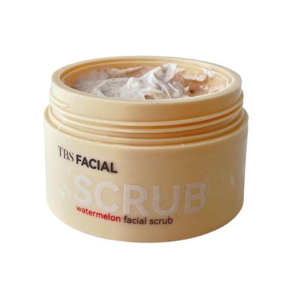 image 1 of TBS Luxury Shea Butter & Watermelon Facial Exfoliator 100g