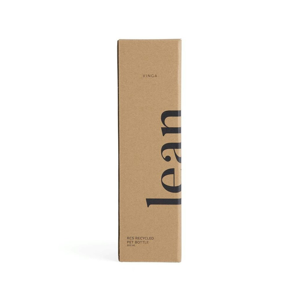 image 1 of Vinga Lean Recycled 800ml Water Bottle - Anthracite - One Size Grey | One Size