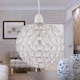 image 4 of Clear Jewelled Globe Light Shade | Chrome | Clear | Small | 1