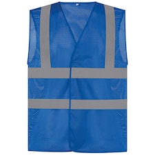 Yoko Unisex Adult Mesh Hi-Vis Vest - Royal Blue - XXL