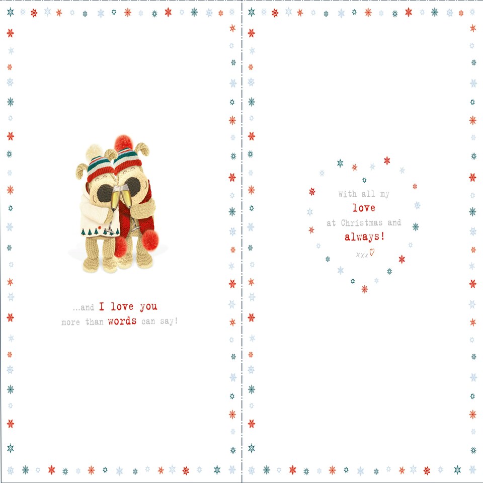image 1 of Boyfriend Christmas Card You Mean the World To Me