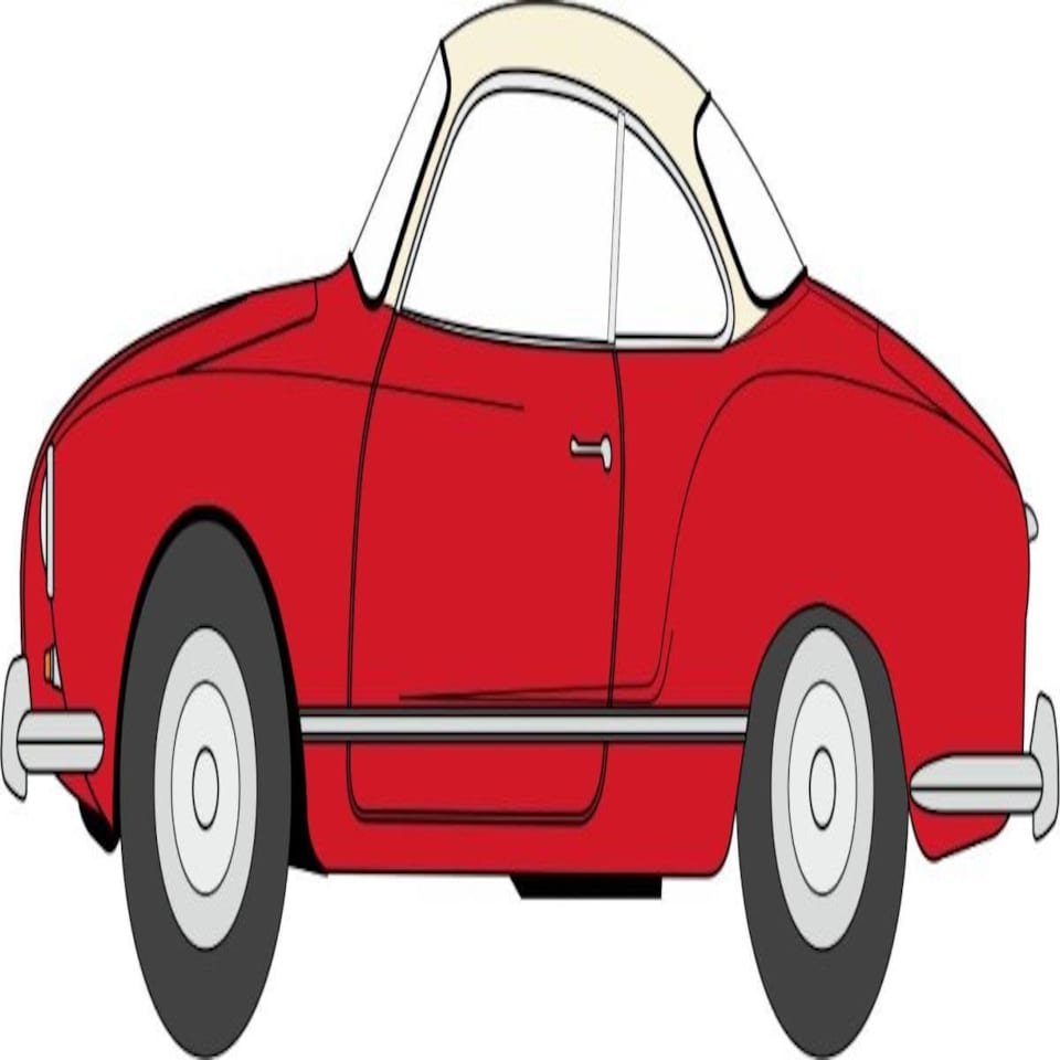 Oxford Diecast Volkswagen Karmann Ghia Henna Red/Pearl White