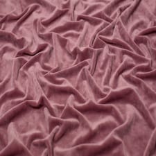 Minerva Core Range Pink Polyester Velour Stretch Knit Fabric for Dressmaking, 150cm / 59" Wide - per metre