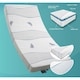 image 5 of 3ft Single Cool Blue Memory Foam Mattress - (90cm)