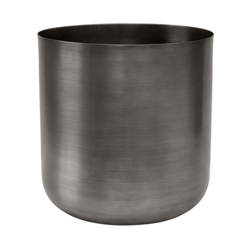 image 1 of Indoor Chelsea Planter - Mild Steel - L28 x W28 x H28 cm - Pewter Grey