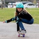 image 9 of Wipeout Dry Erase Kids Cycle Helmet - Teal Blue 5+ | Blue