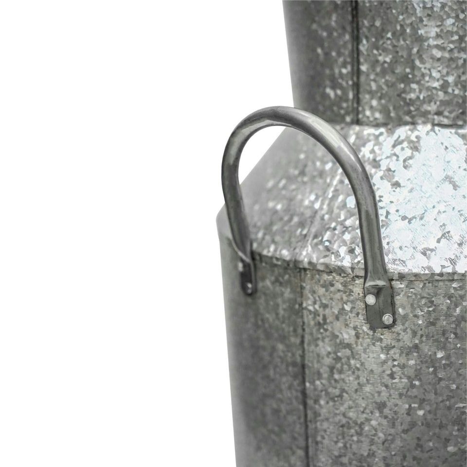 image 1 of Galvanised Milk Churn
