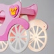 image 5 of BHS Glow Princess Carriage Ceiling Pendant Light, Pink