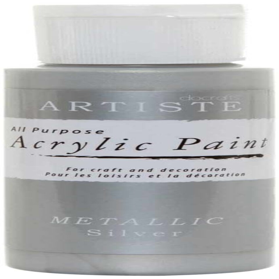 image 1 of Acrylic Paint (2oz) - Metallic Silver Multi