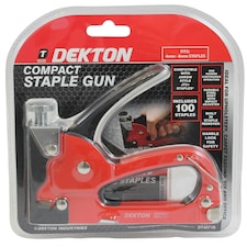 Dekton Staple Gun For Upholstery Jobs, Full Metal Construction, Carpet Padding,