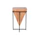 image 5 of Small Side Table Home ESPRIT Brown Black Metal Acacia 41 x 41 x 67 cm