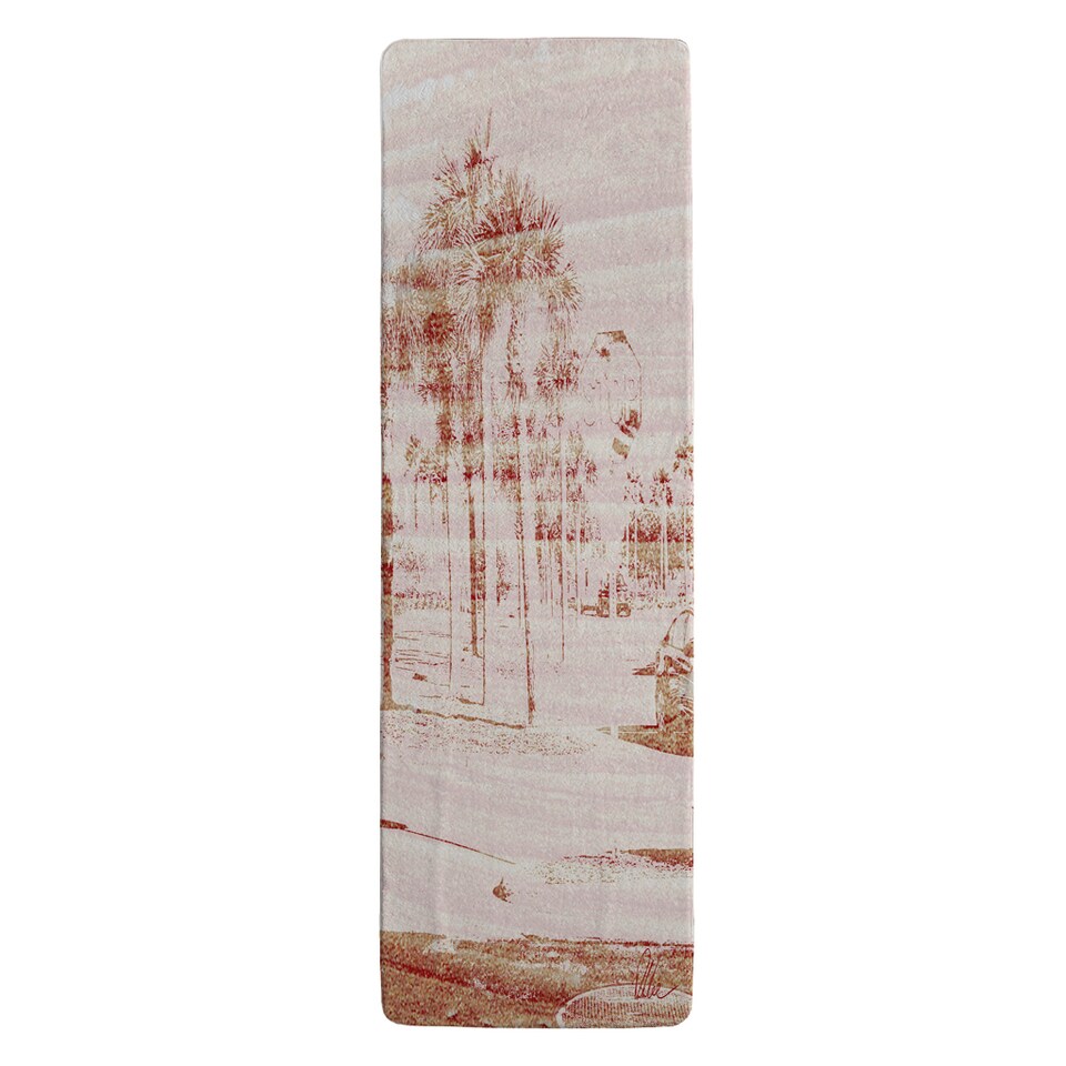 image 1 of Bronze Palm Runner Rug | Multi