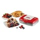 image 3 of Ariete 1973 Retro Style Waffle Maker, 700W, Red