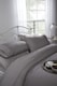 image 4 of Carlton Collection Duvet Set King Bed Silver