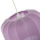 image 5 of Modern Pendant Lamp Shade with Soft Elasticated Fabric Lilac Covering | Purple