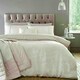 image 4 of Portfolio Home Antibes Chevron Waves Soft Easy Care Bed Linen Bedding Duvet Cover Set Silver | Double