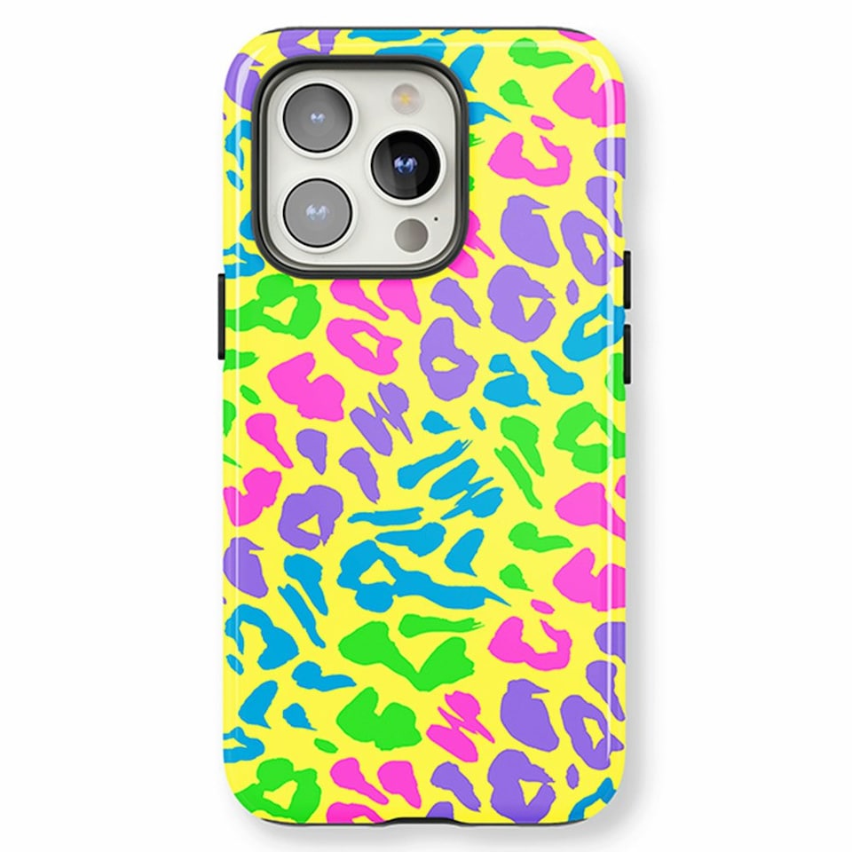 image 1 of Jazzy Leopard Phone Case | Multi | iPhone 15 Pro
Tough | iPhone 15 Pro
Tough