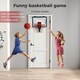 image 4 of Dekko Mini Basketball Hoop Over Door Indoor Sport Backboard Auto Scoring