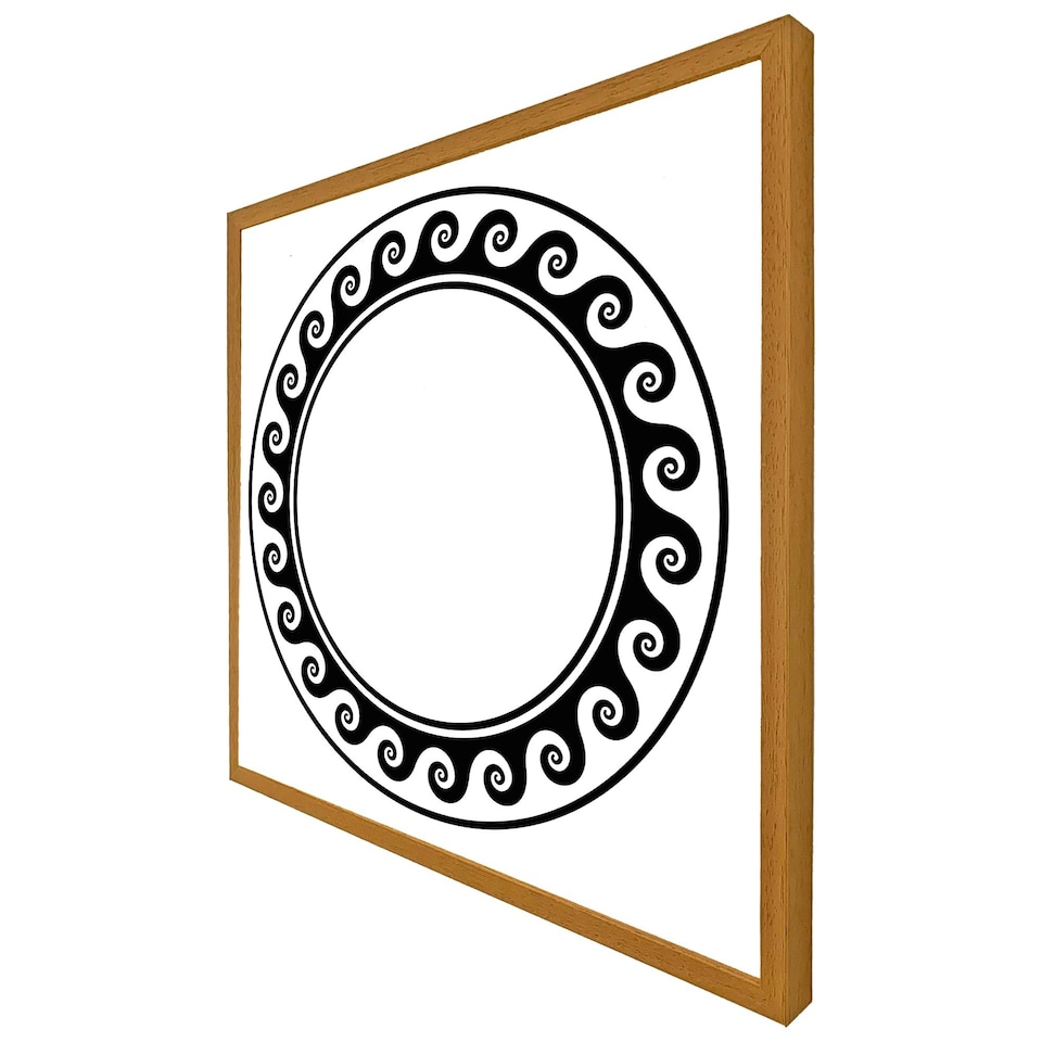 image 1 of Decorative egyptian (Picture Frame) Brown | Oak | XS