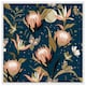 image 1 of The moon, butterflies & flowers (Picutre Frame) White | XS