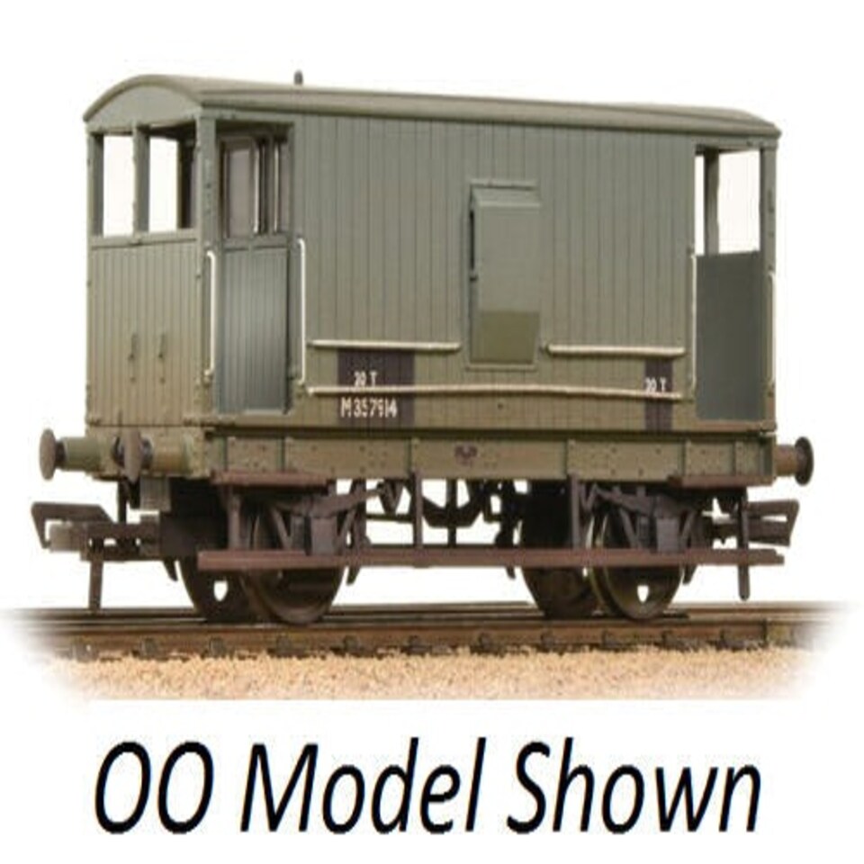 Graham Farish 20t Brake Van (Duckets) BR Grey Weathered
