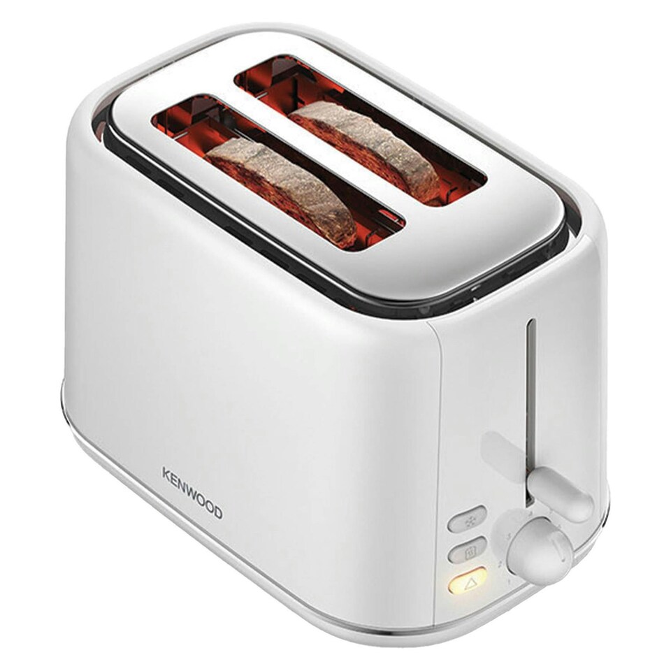 image 1 of Kenwood Abbey Lux 1.7 Kettle & 2 Slice Toaster Set, White