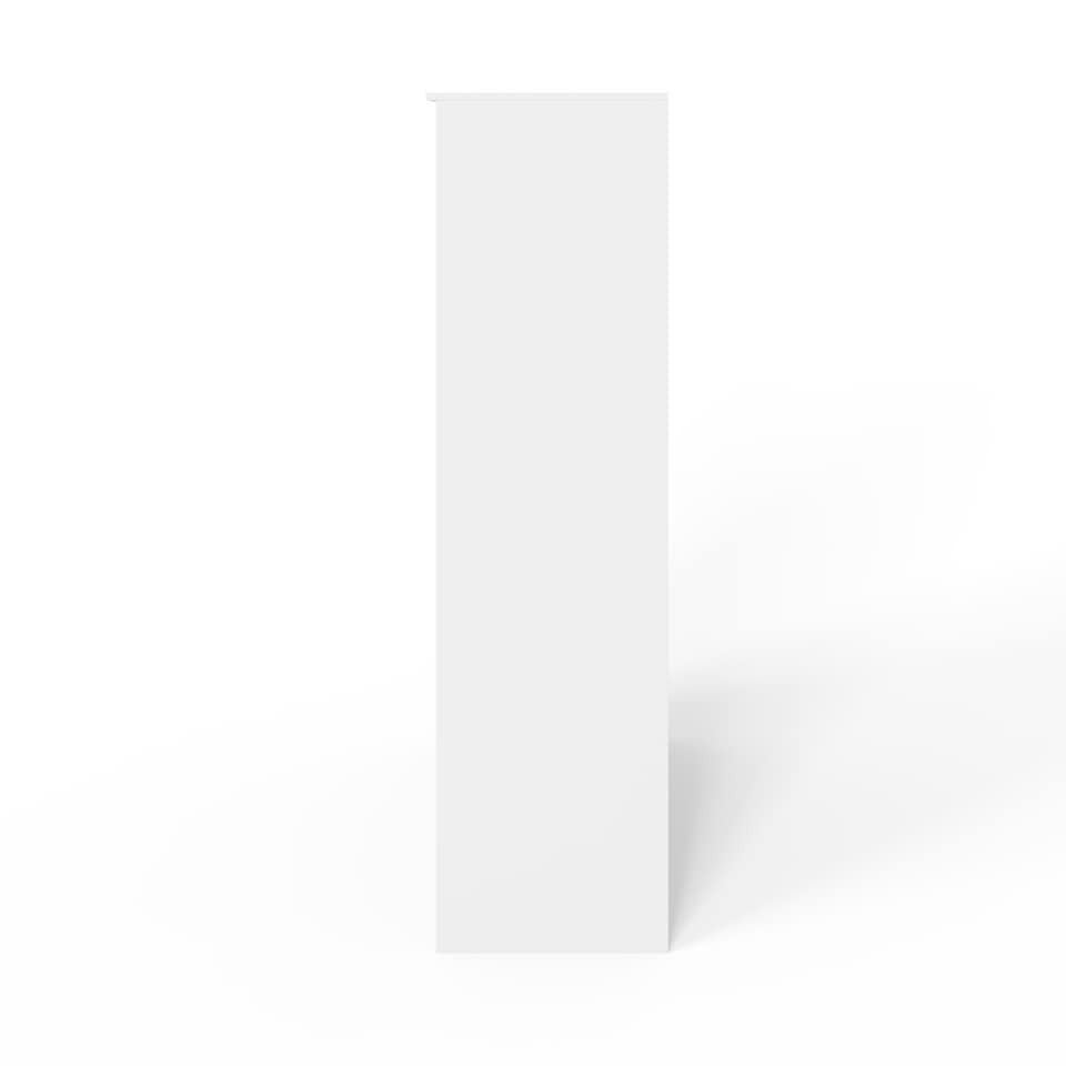 image 1 of Bailey 2 Door 4 Shelf Wardrobe | White | White