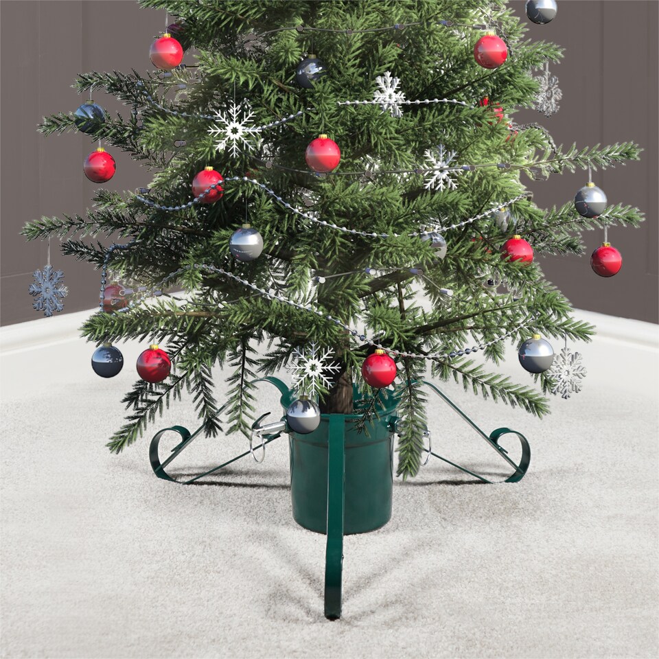 image 1 of St Helens Traditional Christmas Tree Free-Stand 2.6M Trees