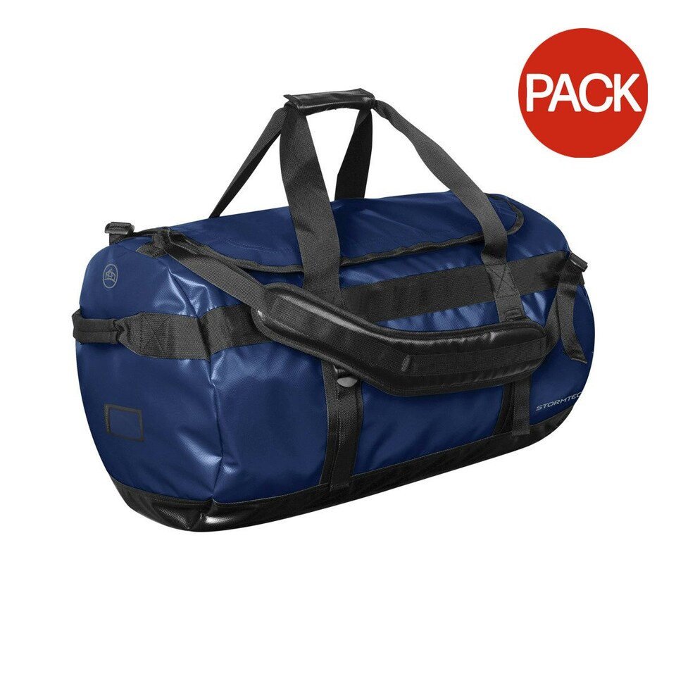 image 1 of Stormtech Waterproof Gear Holdall Bag (Medium) (Pack of 2) - Ocean Blue/Black - One Size | Blue | One Size