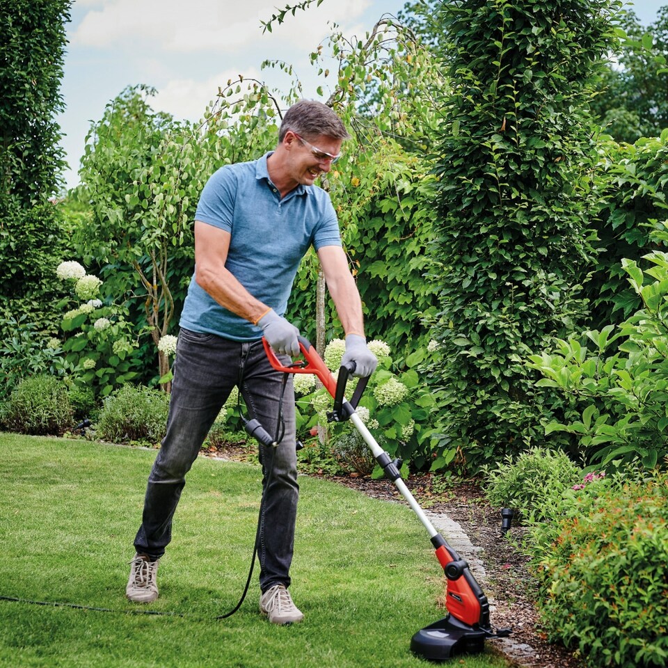 image 1 of Einhell Grass String Trimmer 30cm With Spare Spools GC-ET 4530 Set Corded Electric