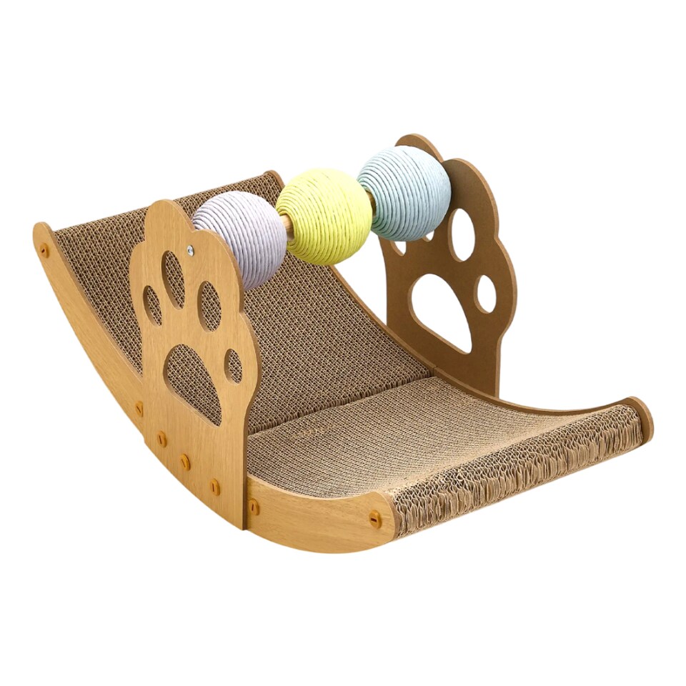 image 1 of Living and Home 3 In 1 Cat Rocking Bed Scratching Chair