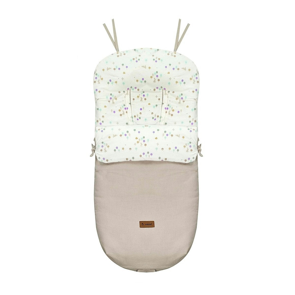 image 1 of Jane Nest Plus Slight Footmuff Cream | Iris