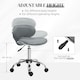 image 8 of HOMCOM Office Chair Beauty Salon Rolling Technician Stool Chair Grey
