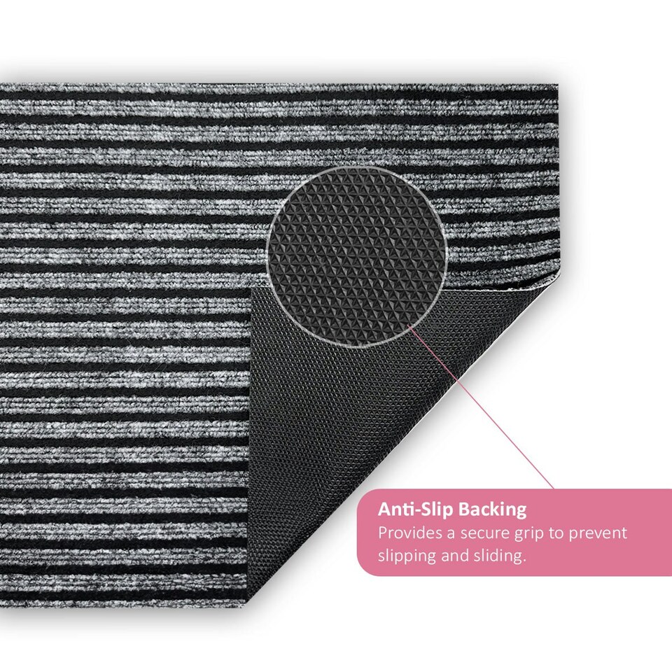 image 1 of Striped Needlefelt Kitchen Runner 60cm x 150cm