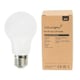 image 1 of ValueLights 5 Pack E27 White Plastic GLS LED 6W Cool White 6500K 500lm Light Bulb