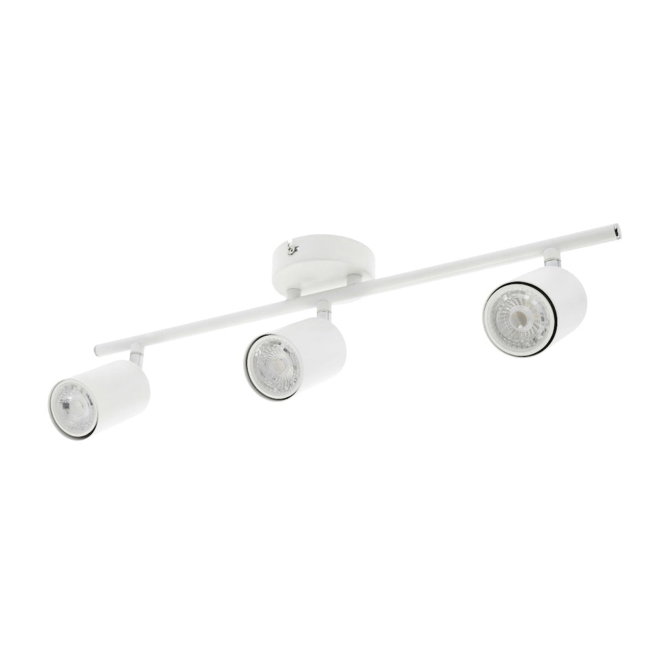 image 1 of CGC JACK White Triple Head GU10 Three Ceiling Spot Bar White